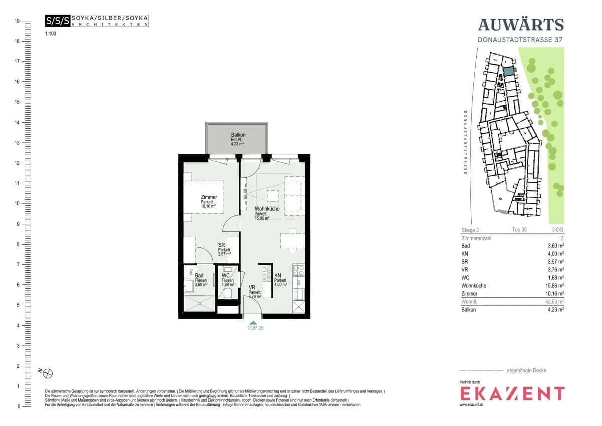2-Zimmer-Wohnung mieten in Wien – 50,07 m², € 1.111 – Bild 8 von 8