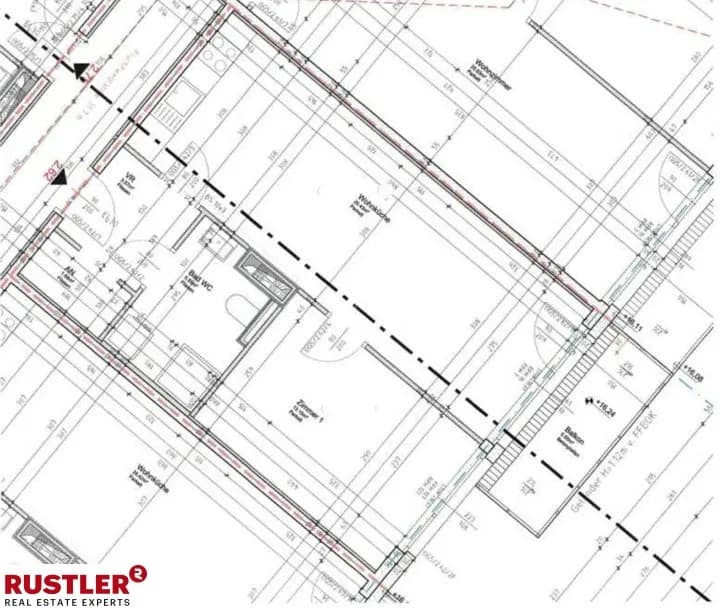 2-Zimmer-Wohnung mieten in Graz – 49,78 m², € 677 – Bild 6 von 7