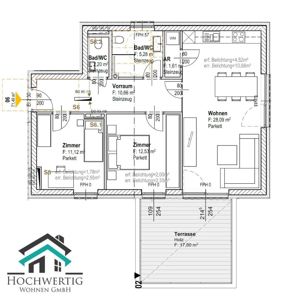 3-Zimmer-Wohnung kaufen in Graz – 71,49 m², € 399.990 – Bild 17 von 17
