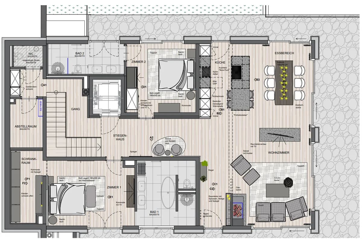 5-Zimmer-Wohnung kaufen in Kitzbühel – 258 m², € 4.450.000 – Bild 8 von 9