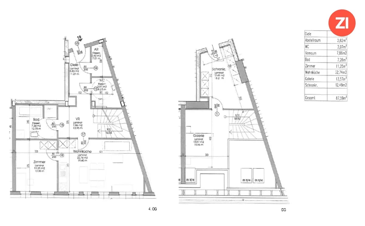 3-Zimmer-Wohnung mieten in Linz – 88 m², € 1.152 – Bild 11 von 11