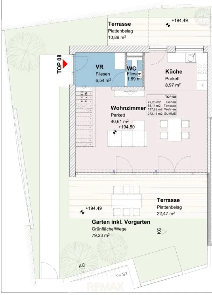 4-Zimmer-Haus kaufen in Tulln – 131 m², € 774.900 – Bild 32 von 34
