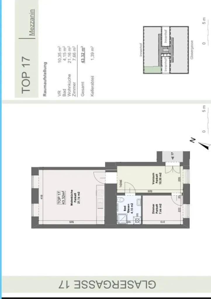 2-Zimmer-Wohnung kaufen in Wien – 43,32 m², € 269.000 – Bild 8 von 8