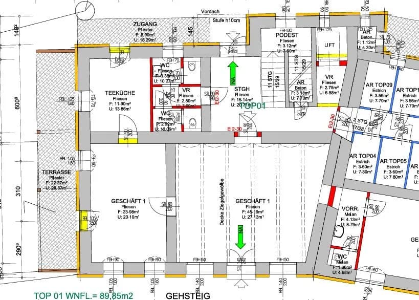 Gewerbeimmobilie mieten in Murau – 90 m², € 1.097 – Bild 7 von 7