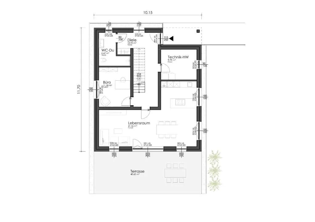 Haus kaufen in Wels – 158 m², € 370.800 – Bild 2 von 7