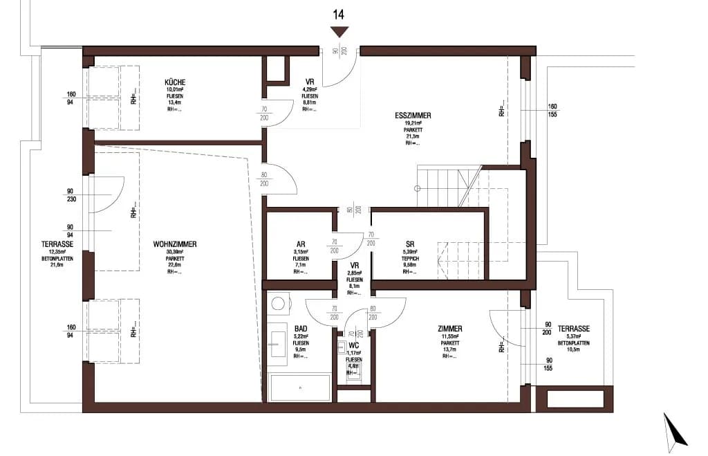 3-Zimmer-Wohnung kaufen in Wien – 137 m², € 890.000 – Bild 36 von 37