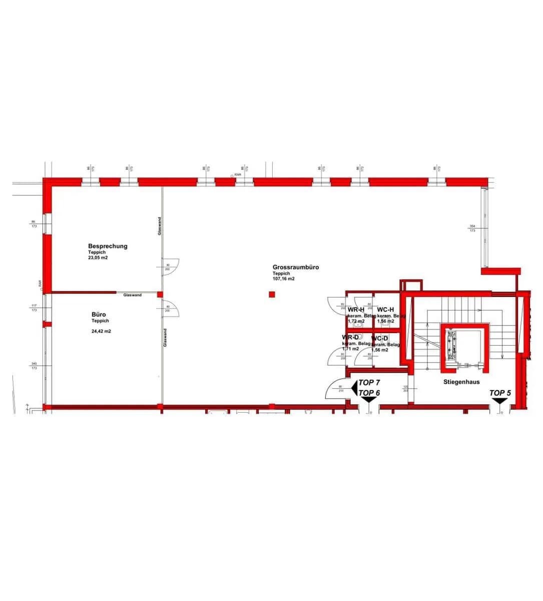 Gewerbeimmobilie mieten in Mödling – 161 m², € 10 – Bild 7 von 7