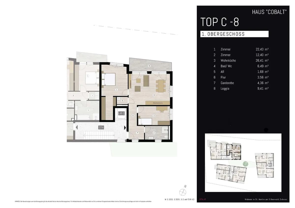 3-Zimmer-Wohnung kaufen in Schwaz – 87 m², € 579.900 – Bild 13 von 29