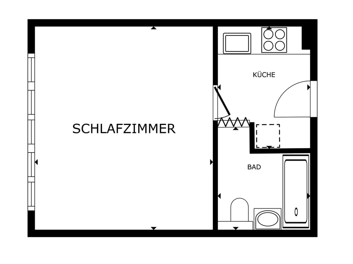 1-Zimmer-Wohnung kaufen in Innsbruck-Land – 28 m², € 229.000 – Bild 5 von 7