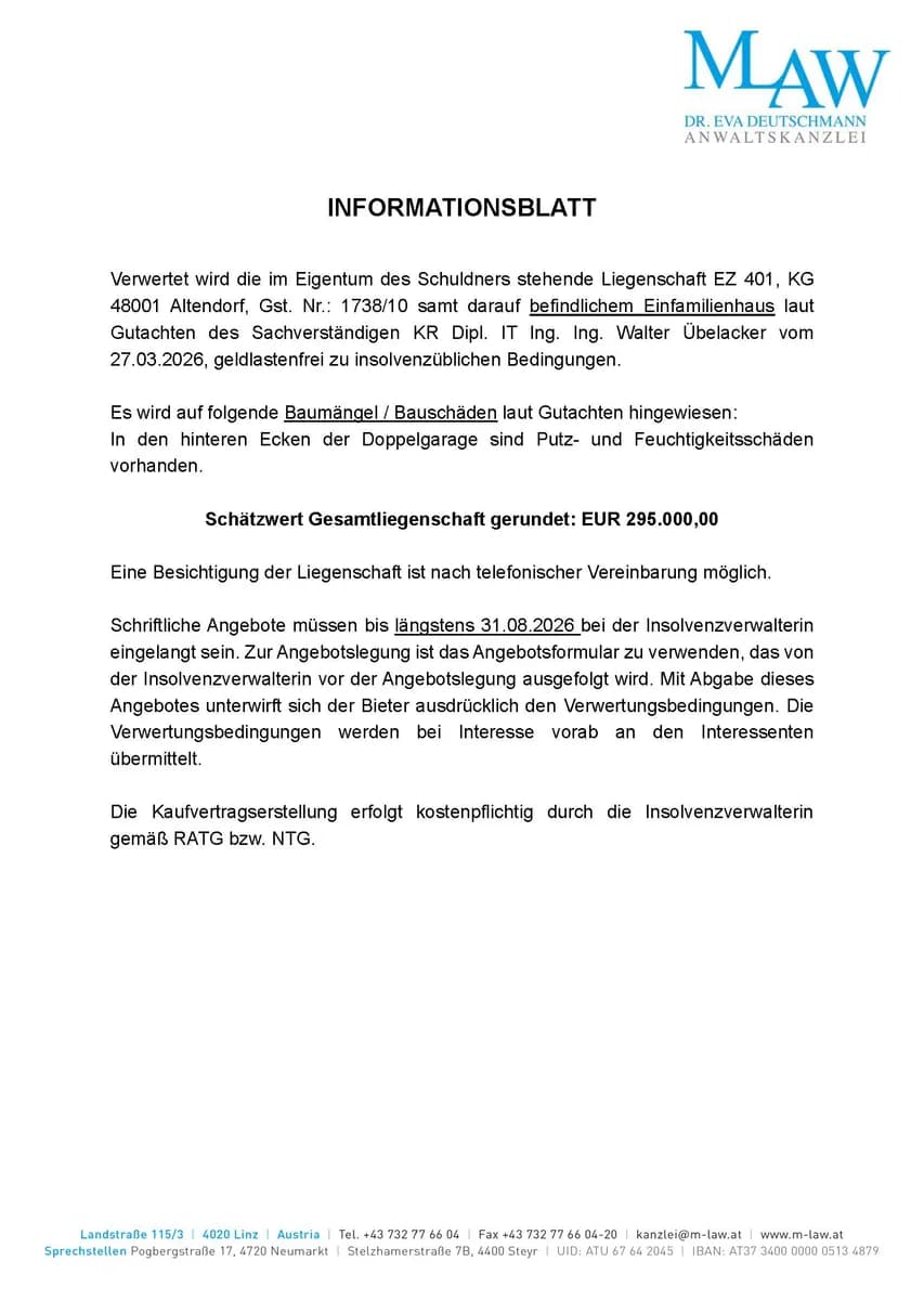 Haus kaufen in Schärding – 210 m², € 295.000 – Bild 2 von 2