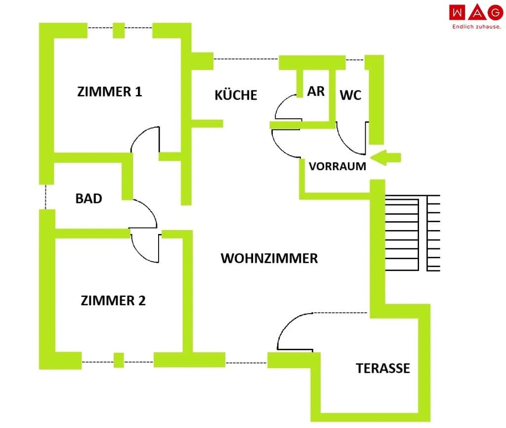 3-Zimmer-Wohnung mieten in Voitsberg – 70,9 m², € 765 – Bild 15 von 15