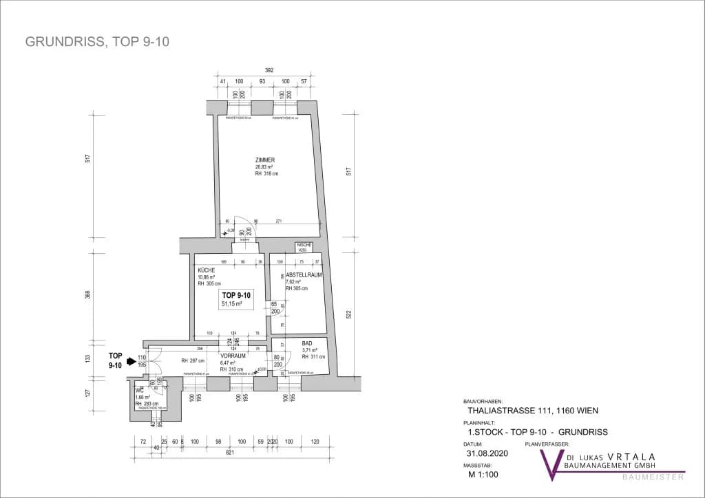 1-Zimmer-Wohnung kaufen in Wien – 51,15 m², € 196.000 – Bild 10 von 10