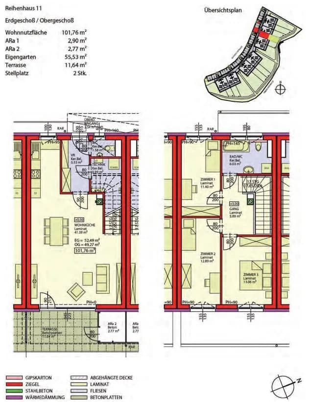 3-Zimmer-Haus mieten in Melk – 101,76 m², € 1.091 – Bild 2 von 2
