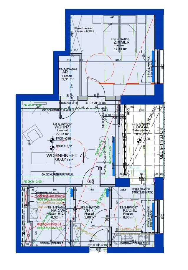 2-Zimmer-Wohnung mieten in Melk – 60,81 m², € 681 – Bild 2 von 2