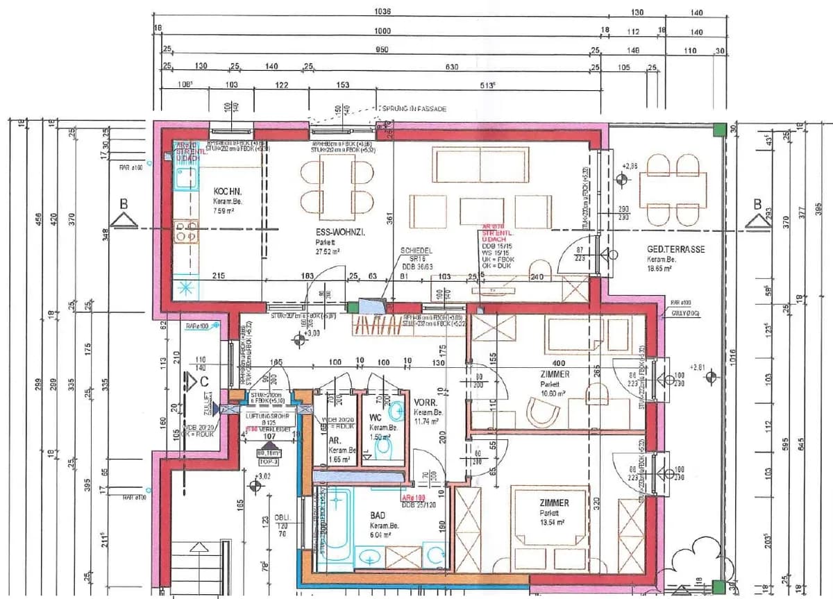 3-Zimmer-Wohnung mieten in Melk – 80,18 m², € 734 – Bild 2 von 2