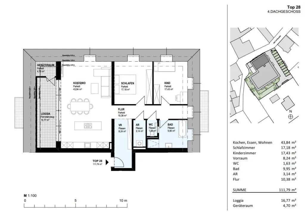 3-Zimmer-Wohnung kaufen in Kirchdorf an der Krems – 111,77 m², € 522.570 – Bild 14 von 14