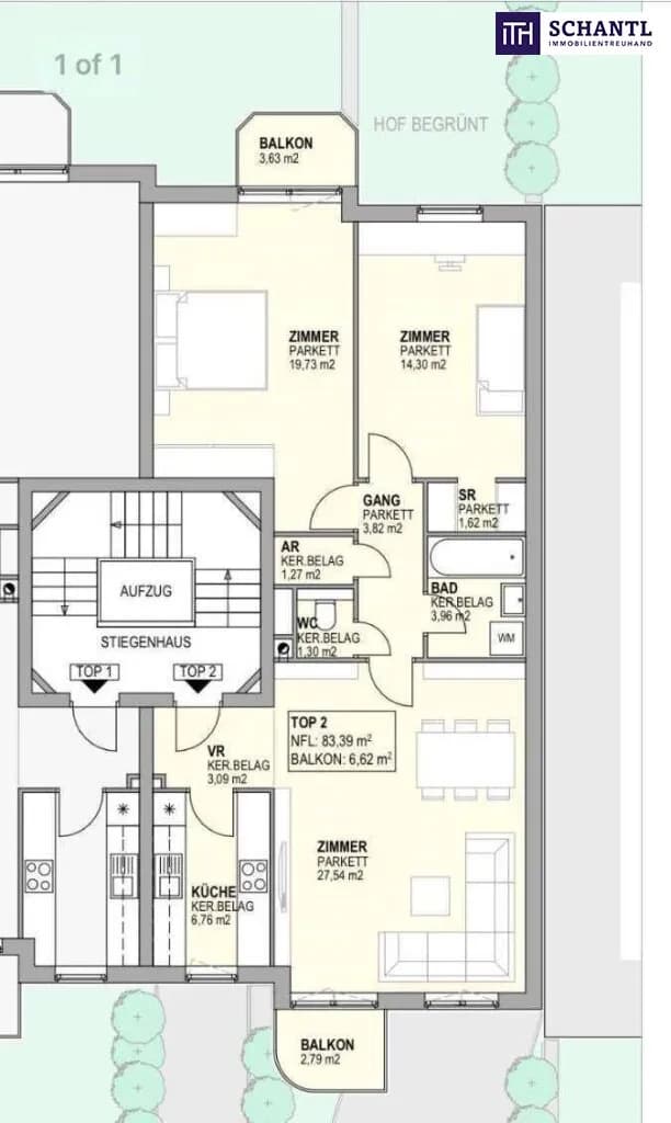 3-Zimmer-Wohnung kaufen in Wien – 83,39 m², € 650.000 – Bild 19 von 19