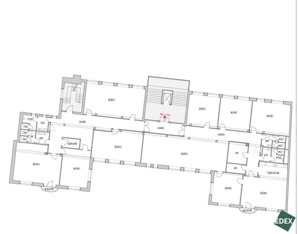 10-Zimmer-Gewerbeimmobilie mieten in Wien – 561 m², € 9.723 – Bild 16 von 16