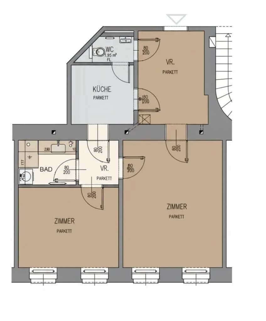 2-Zimmer-Wohnung kaufen in Wien – 61,23 m², € 299.000 – Bild 32 von 32
