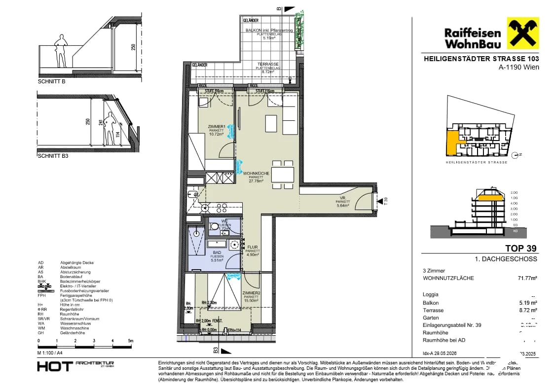 3-Zimmer-Wohnung kaufen in Wien – 71,93 m², € 693.600 – Bild 6 von 6