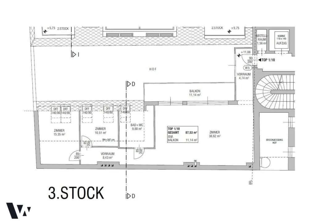 3-Zimmer-Wohnung kaufen in Wien – 87,53 m², € 699.000 – Bild 17 von 17