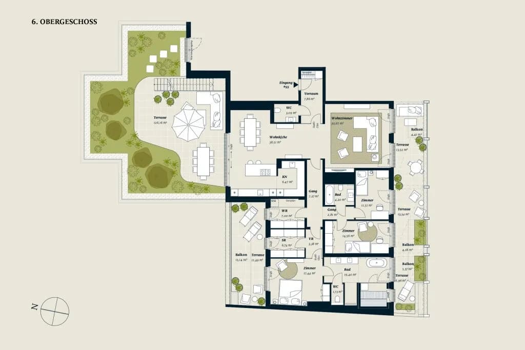5-Zimmer-Wohnung kaufen in Wien – 182,6 m², € 2.377.200 – Bild 2 von 11