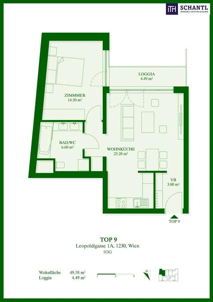 2-Zimmer-Wohnung kaufen in Wien – 49,58 m², € 287.156 – Bild 41 von 41