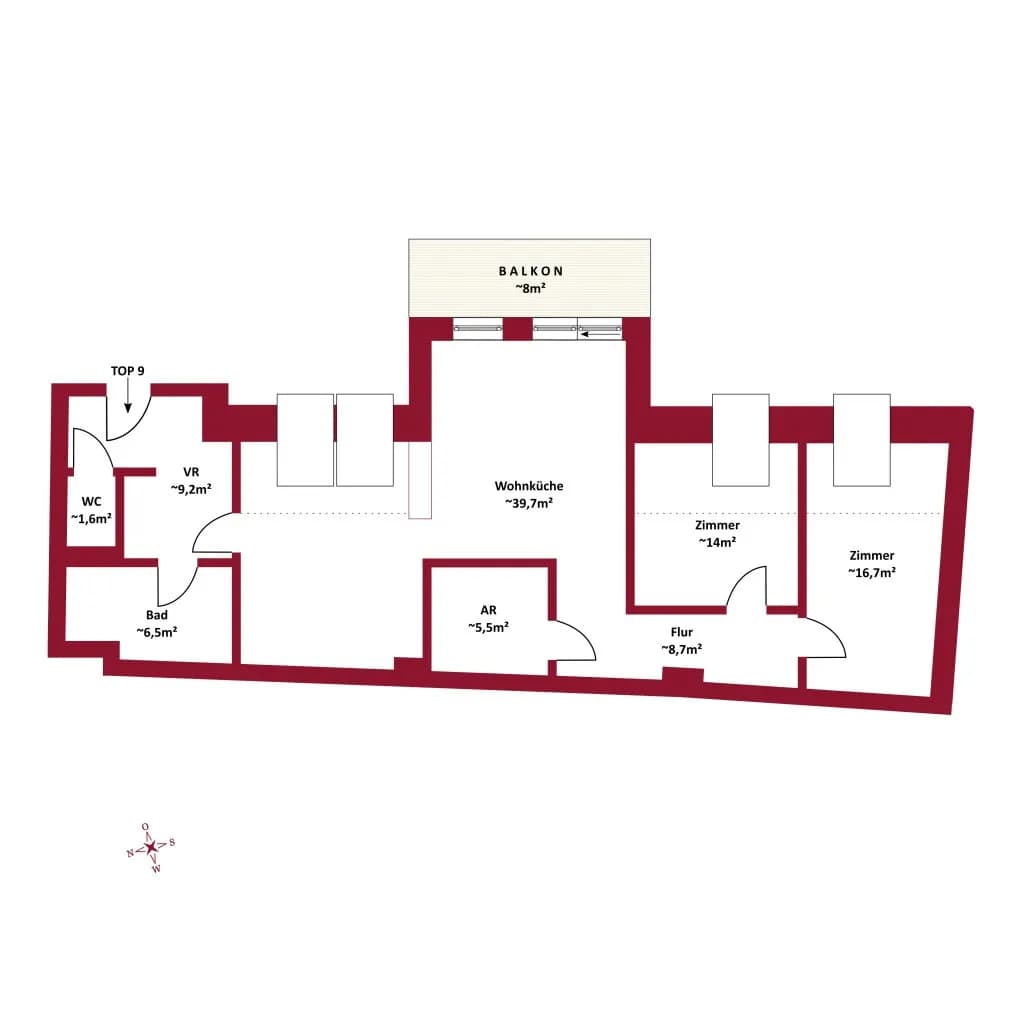 3-Zimmer-Wohnung kaufen in Wien – 101,9 m², € 1.480.000 – Bild 2 von 4