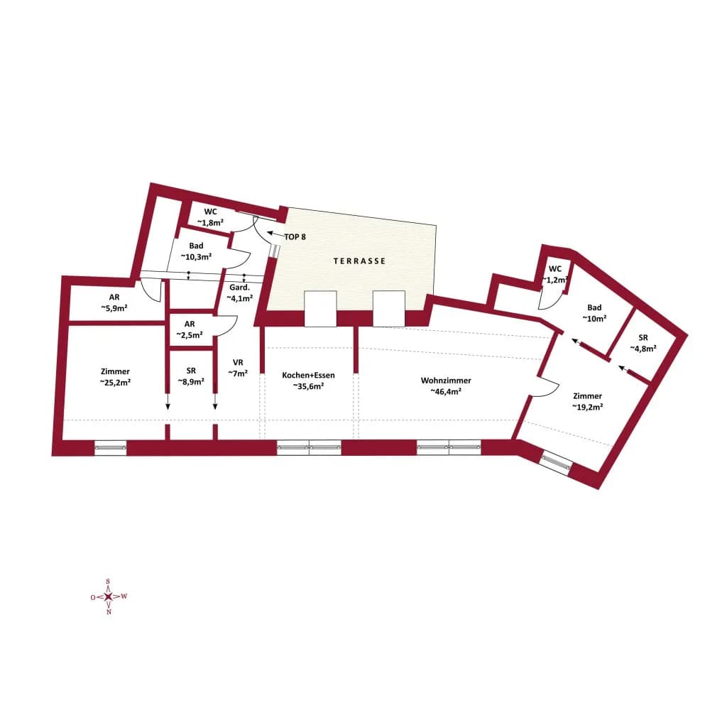 4-Zimmer-Wohnung kaufen in Wien – 182,9 m², € 1.987.000 – Bild 2 von 4