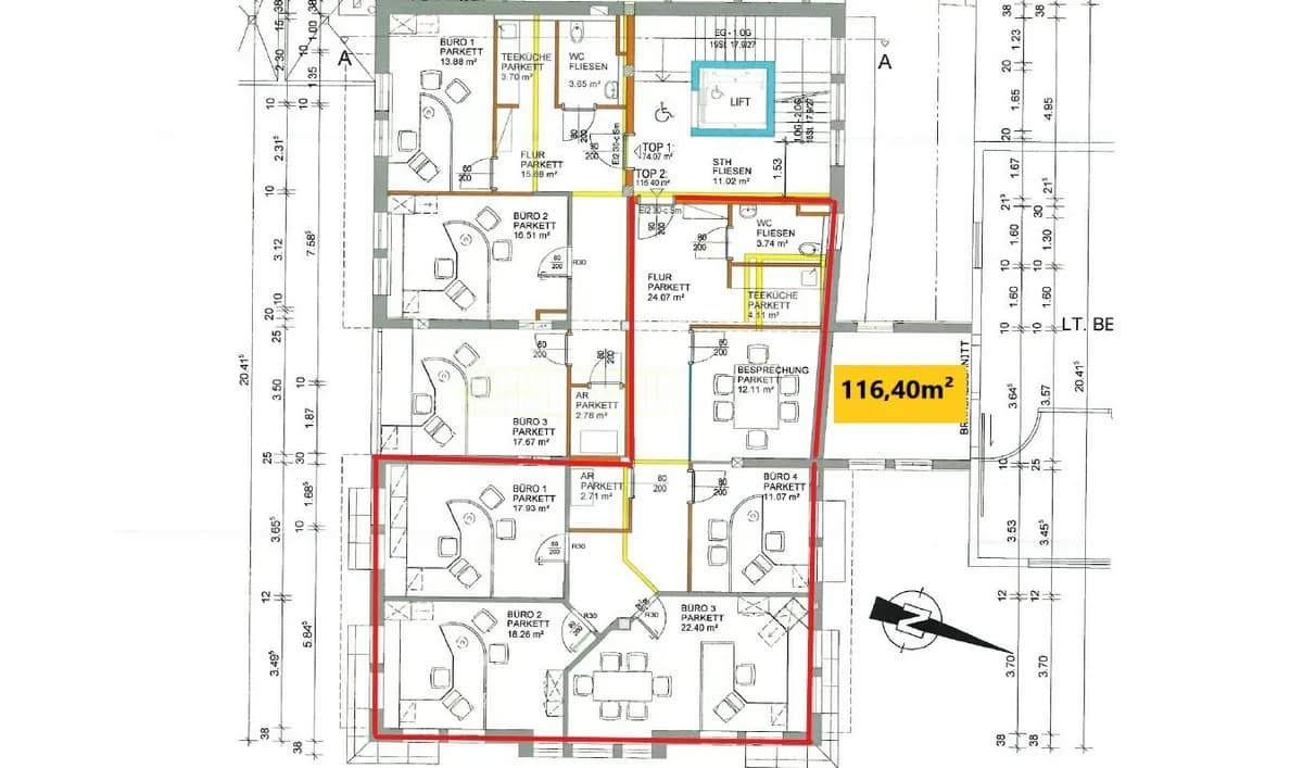 5-Zimmer-Gewerbeimmobilie mieten in Vöcklabruck – 116 m², € 1.746 – Bild 10 von 10