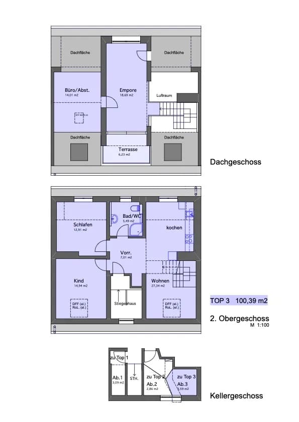 5-Zimmer-Wohnung mieten in Salzburg Stadt – 100,39 m², € 2.497 – Bild 14 von 14