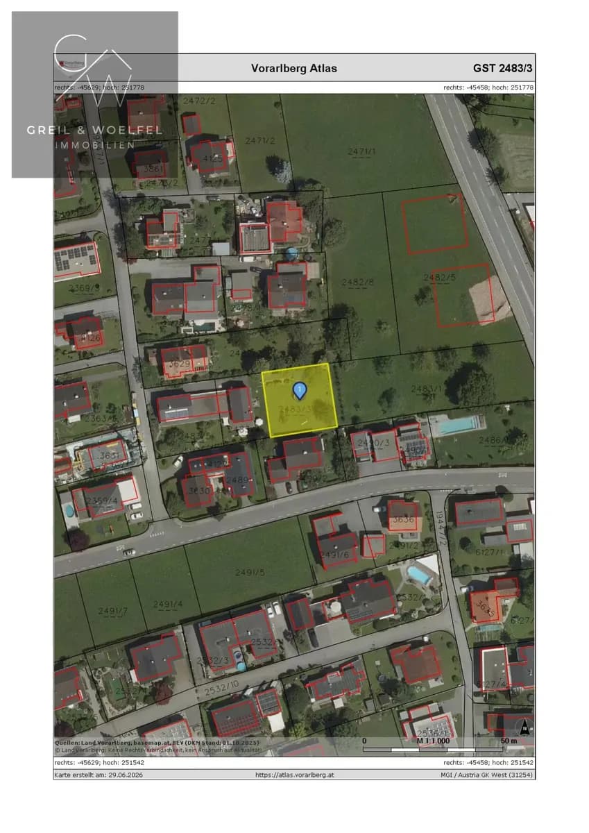 Grundstück kaufen in Dornbirn – 550 m², € 533.500 – Bild 5 von 12