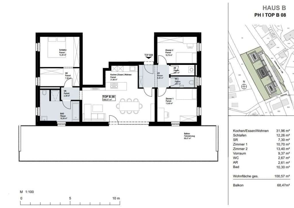 4-Zimmer-Wohnung kaufen in Linz Land – 100,57 m², € 599.900 – Bild 13 von 13