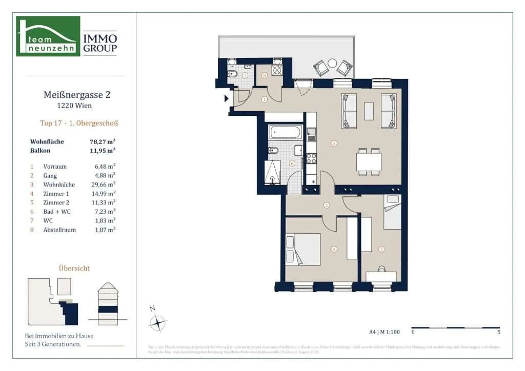 3-Zimmer-Wohnung kaufen in Wien – 78,83 m², € 489.000 – Bild 28 von 28