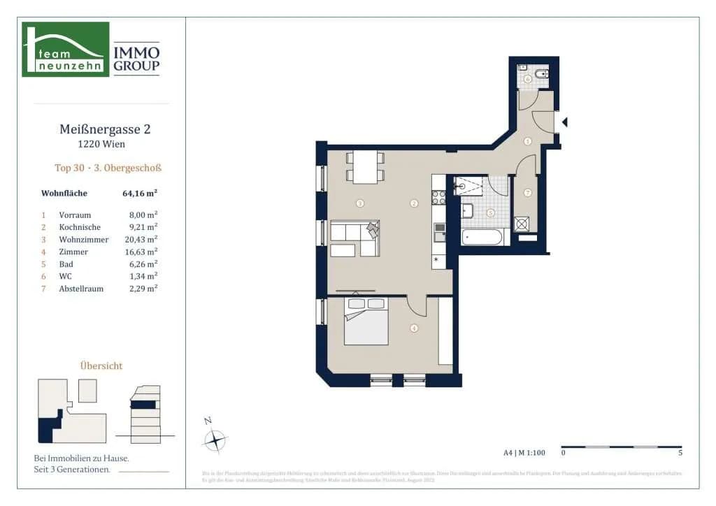 2-Zimmer-Wohnung kaufen in Wien – 65,42 m², € 395.001 – Bild 23 von 23