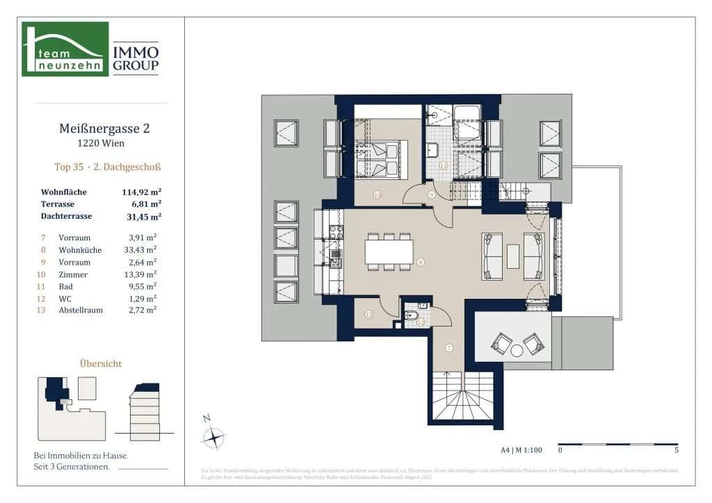 4-Zimmer-Wohnung kaufen in Wien – 114,28 m², € 849.000 – Bild 37 von 38