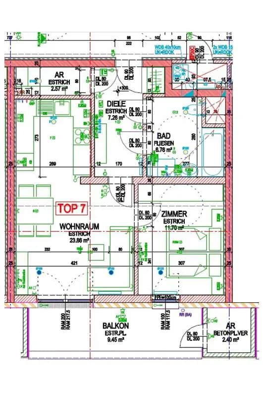 Wohnung mieten in Amstetten – 52,09 m², € 758 – Bild 7 von 20