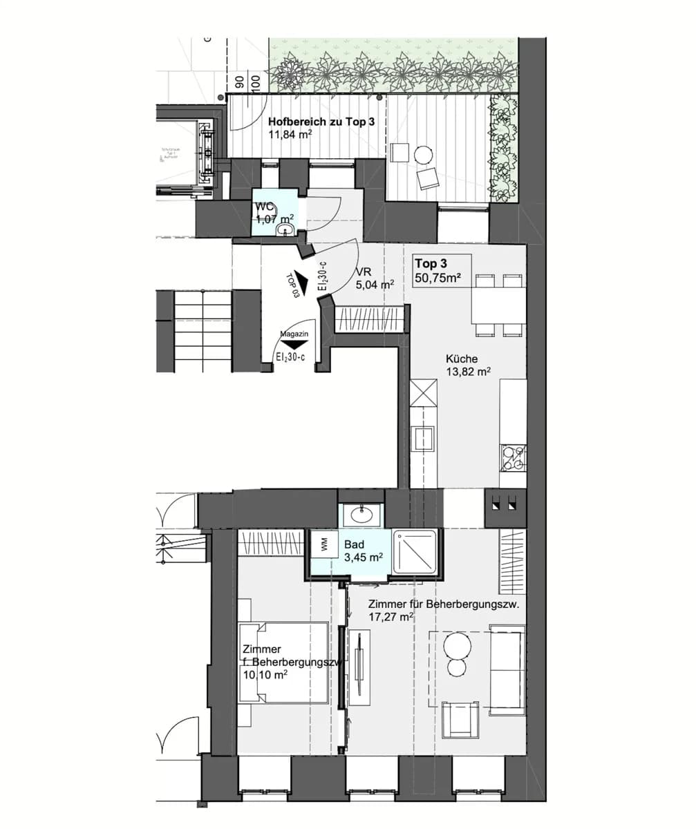2-Zimmer-Wohnung kaufen in Wien – 50,75 m², € 385.000 – Bild 5 von 5