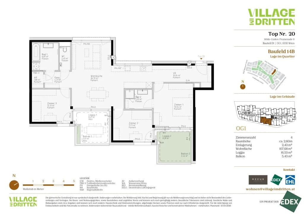 4-Zimmer-Wohnung kaufen in Wien – 107,72 m², € 860.000 – Bild 7 von 7