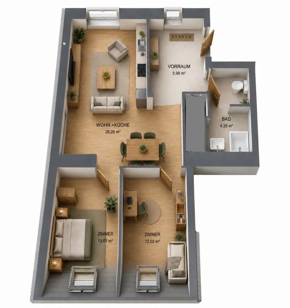 Wohnung kaufen in Wien – 30 m², € 99.000 – Bild 17 von 34