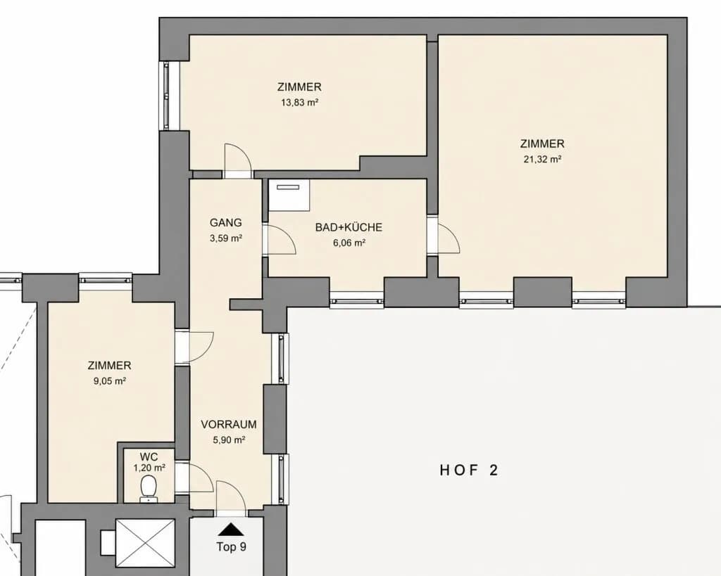 Wohnung kaufen in Wien – 30 m², € 99.000 – Bild 22 von 34