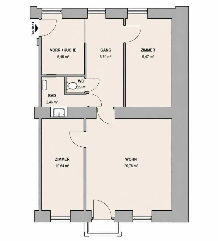 Wohnung kaufen in Wien – 30 m², € 99.000 – Bild 23 von 34
