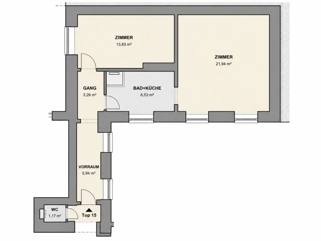 Wohnung kaufen in Wien – 30 m², € 99.000 – Bild 25 von 34