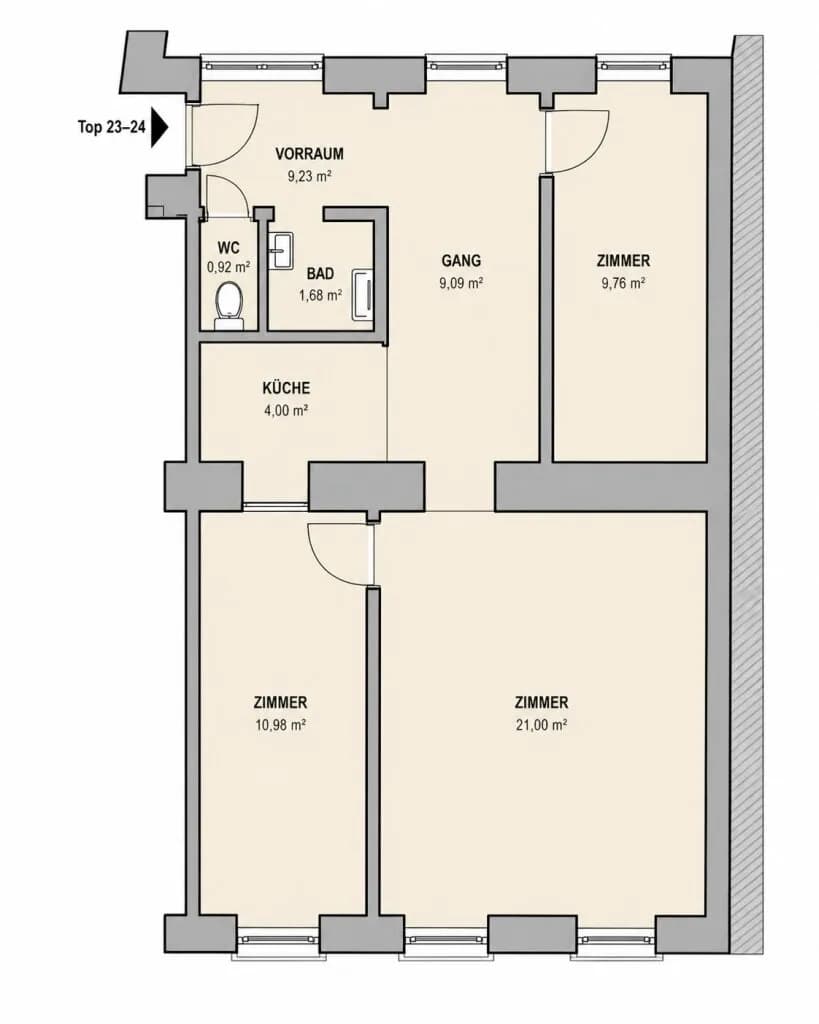 Wohnung kaufen in Wien – 30 m², € 99.000 – Bild 30 von 34