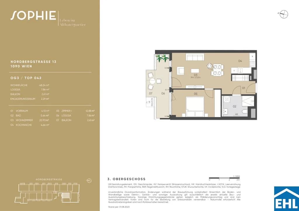 Immobilie kaufen in Wien – 48,24 m², € 365.000 – Bild 19 von 19