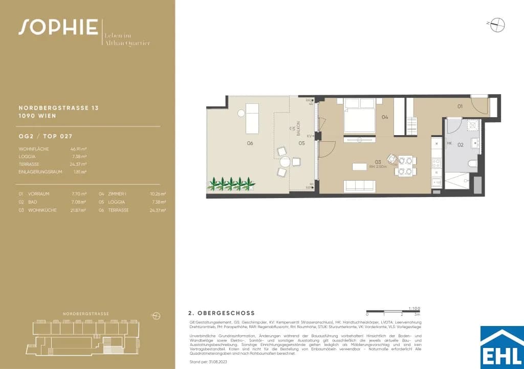Immobilie kaufen in Wien – 46,91 m², € 345.000 – Bild 19 von 19