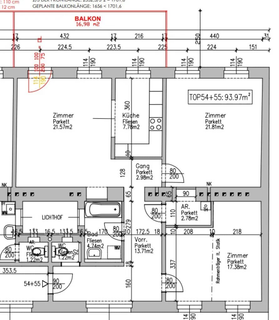 3-Zimmer-Wohnung kaufen in Wien – 93,97 m², € 649.000 – Bild 21 von 21