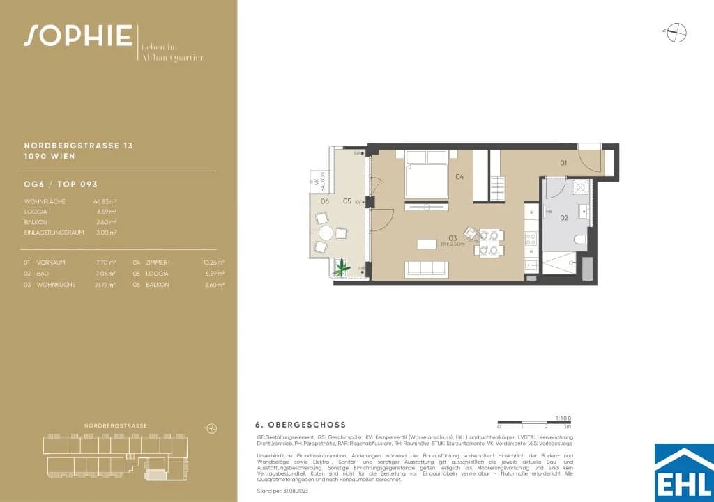 Immobilie kaufen in Wien – 46,84 m², € 426.000 – Bild 19 von 19