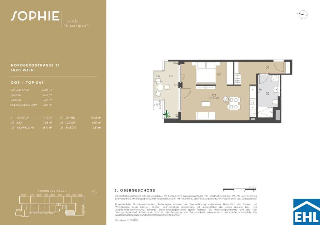 Immobilie kaufen in Wien – 46,83 m², € 350.000 – Bild 19 von 19