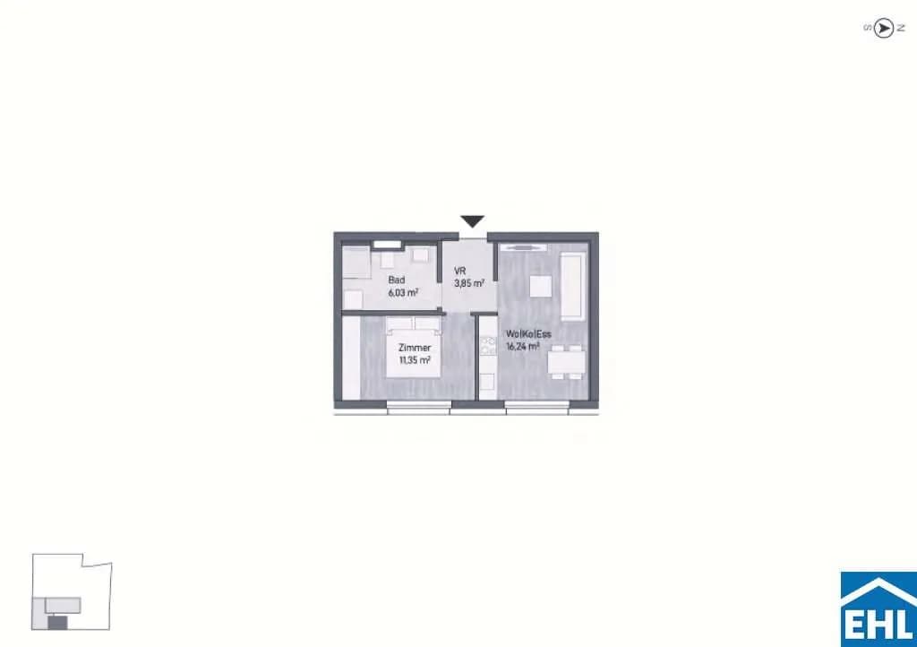 2-Zimmer-Wohnung kaufen in Graz – 37,47 m², € 204.671 – Bild 5 von 5